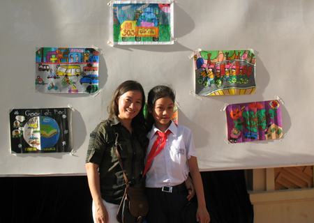 Cô bé học giỏi mê bảo vệ môi trường