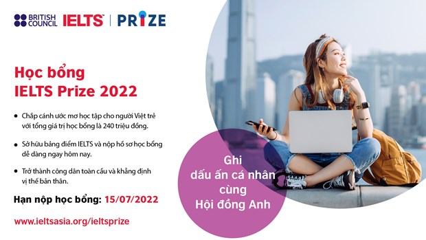 Cơ hội nhận học bổng IELTS Prize 2022 của Hội đồng Anh