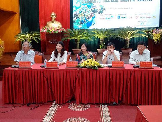 Trao giải thưởng cuộc thi “Nông dân với CNTT” lần 1