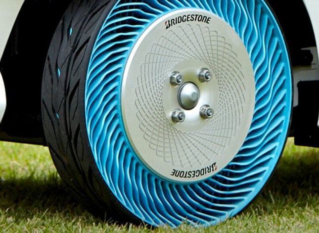 Chiếc lốp không hơi của Bridgestone.