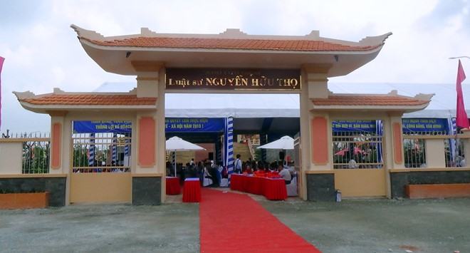 Khánh thành Khu lưu niệm luật sư Nguyễn Hữu Thọ