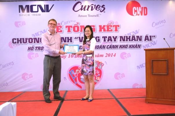 Cùng Curves quyên góp 4 tấn thực phẩm