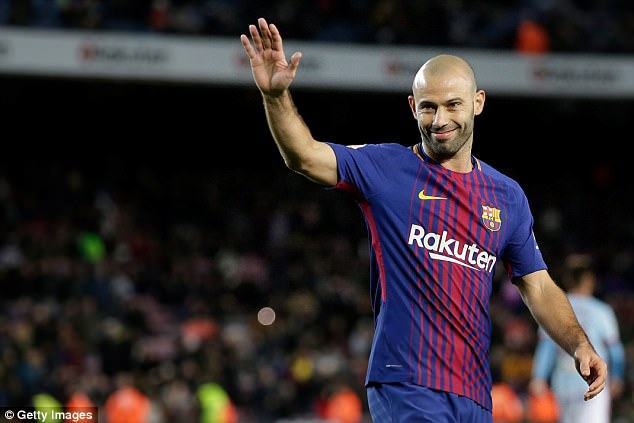 Barcelona confirm Javier Mascherano to leave for China | Daily Mail Online