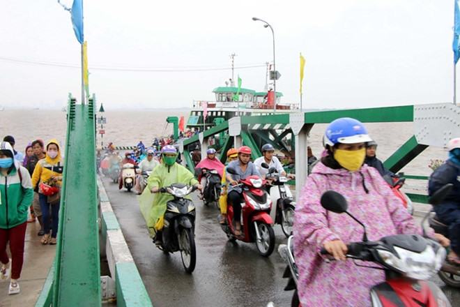 Cầu Cần Giờ sẽ thay thế cho phà Bình Khánh, kết nối huyện Cần Giờ với trung tâm thành phố và các khu vực lân cận /// Khả Hòa