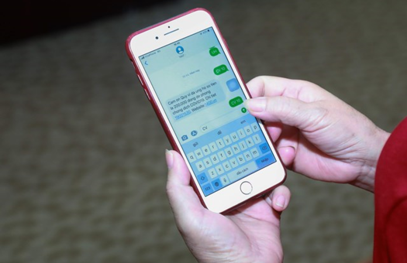 Đã có hơn 1,8 triệu tin nhắn ủng hộ phòng, chống dịch COVID-19