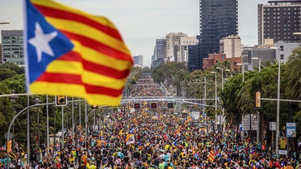 Đại biểu tình ở Catalonia