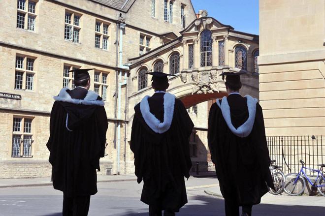 Đại học Oxford từng bị chỉ trích về chính sách tuyển sinh /// Ảnh chụp màn hình The Telegraph