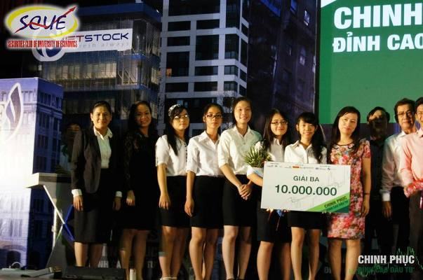 Đại Học Tài chính-Marketing (UFM) đoạt giải 3 cuộc thi“Chinh Phục Đỉnh Cao Đầu Tư 2014”