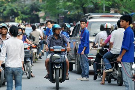 Đảm bảo trật tự giao thông trong kỳ thi đại học, cao đẳng