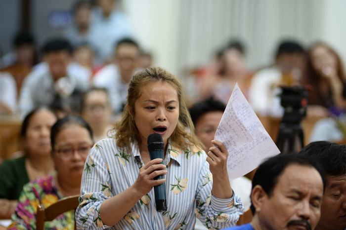 Dân Thủ Thiêm rơi nước mắt kiến nghị với đại biểu quốc hội - Ảnh 4.
