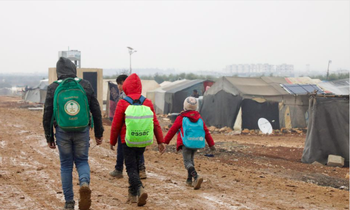 Trong khu tị nạn ở Azaz, Syria, ngày 1/3. (Ảnh: Reuters)