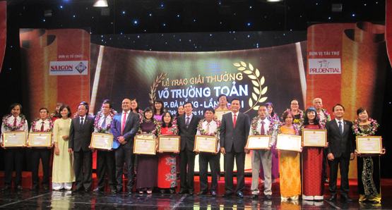 20 giáo viên nhận giải thưởng Võ Trường Toản