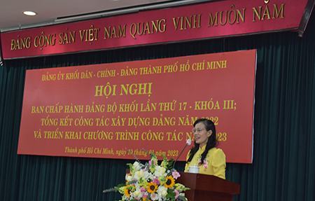 Năm 2022: Khối Dân – Chính – Đảng TP.HCM hoàn thành xuất sắc các chỉ tiêu, nhiệm vụ