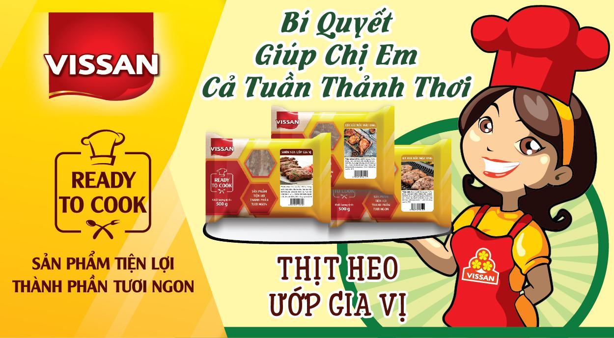 Vissan bật mí bí quyết giúp chị em cả tuần thảnh thơi