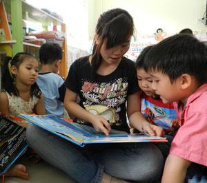 Dạy chữ cho con ở nhà