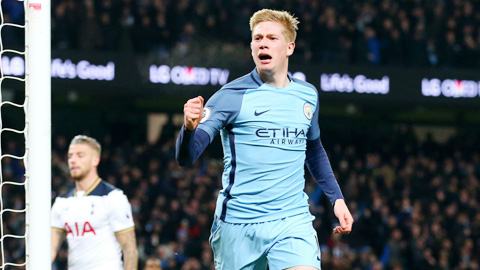 De Bruyne sắp được gia hạn và tăng lương gấp đôi