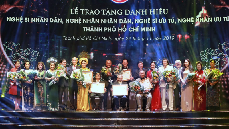 Lễ trao tặng danh hiệu NSND, NNND, NSƯT, NNƯT tại TP.HCM năm 2019 /// NGỌC DƯƠNG