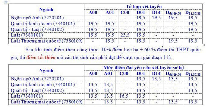 ĐH Luật TP.HCM: 4.419 thí sinh vượt qua vòng xét tuyển sơ bộ - Ảnh 2.