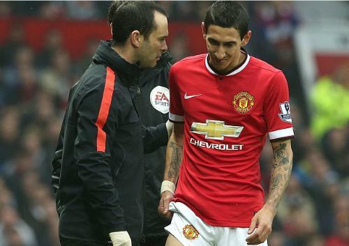 Di Maria chấn thương, lỡ trận gặp Liverpool