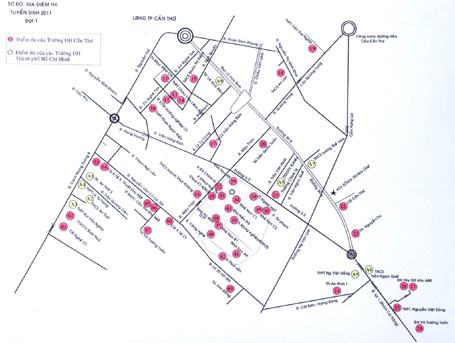 Địa chỉ “nóng” hỗ trợ sĩ tử tại Cần Thơ