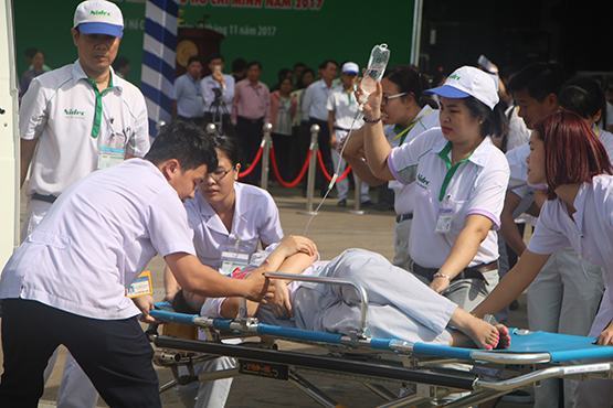 Diễn tập xử lý ngộ độc thực phẩm quy mô lớn