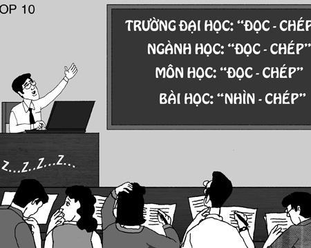 Đọc – chép ở giảng đường đại học