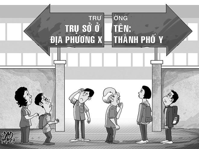 Đổi tên trường gây nhầm lẫn cho người học