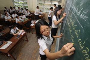 Đối thoại trong giờ học văn