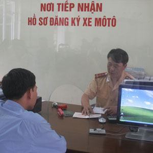 Đơn giản thủ tục đăng ký xe