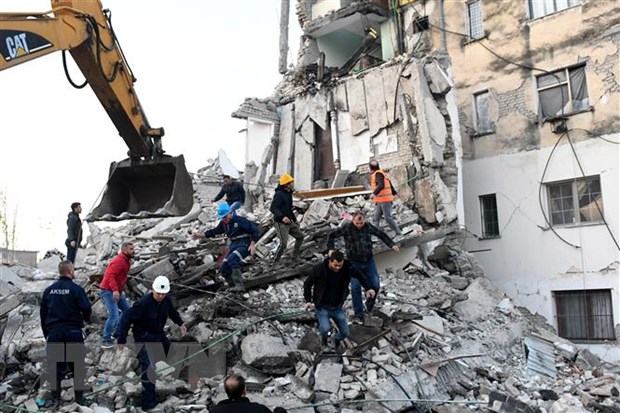Động đất kinh hoàng tại Albania: Thương vong tăng mạnh hình ảnh 1 Dong dat kinh hoang tai Albania: Thuong vong tang manh hinh anh 1