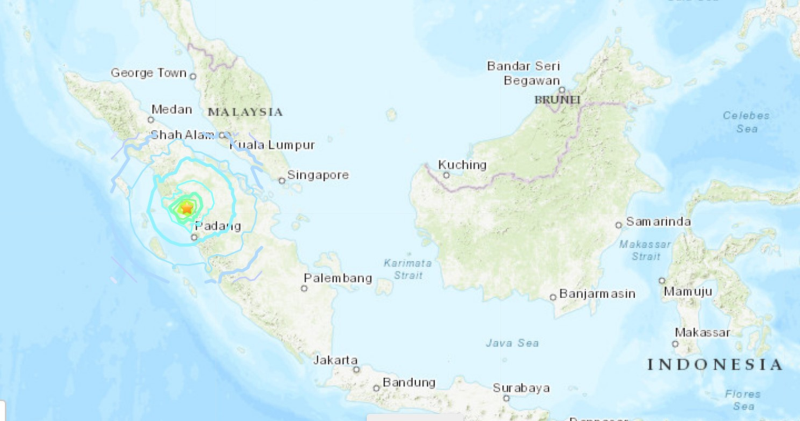 Động đất rung chuyển Indonesia, chấn động cả Malaysia, Singapore