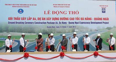 Động thổ xây dựng đường cao tốc Đà Nẵng – Quảng Ngãi