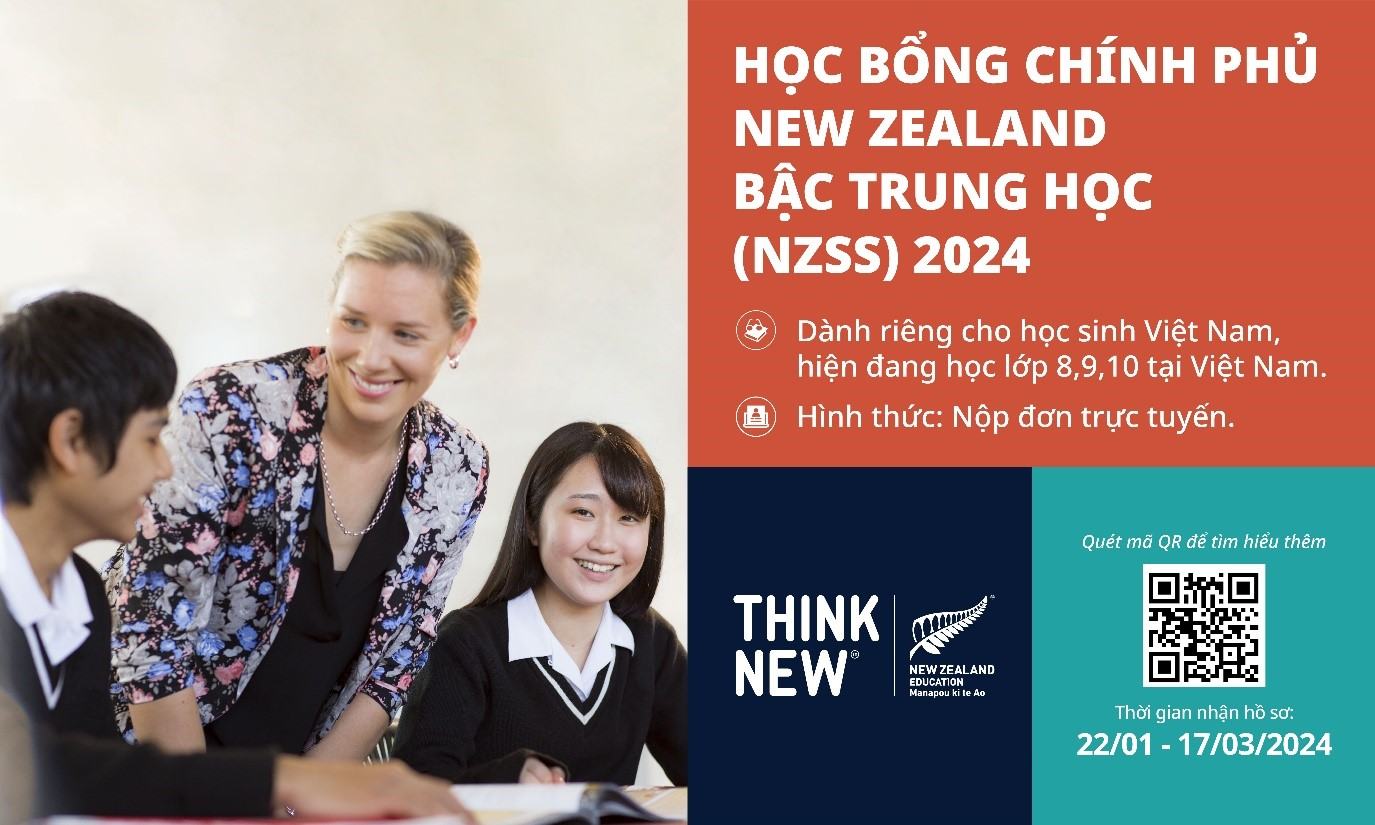 New Zealand hỗ trợ học sinh Việt Nam