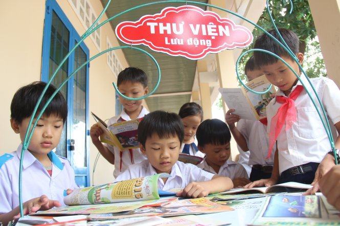 Đưa thư viện đi khắp trường