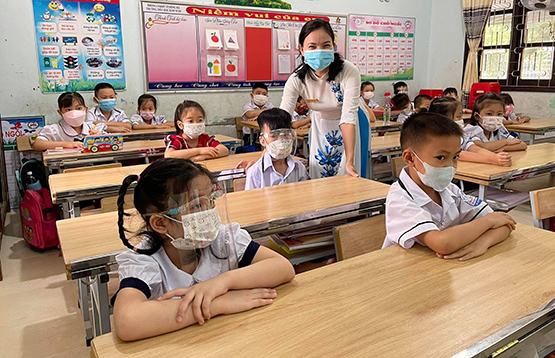 Học sinh “vùng đỏ” Quảng Trị đã được trở lại trường học