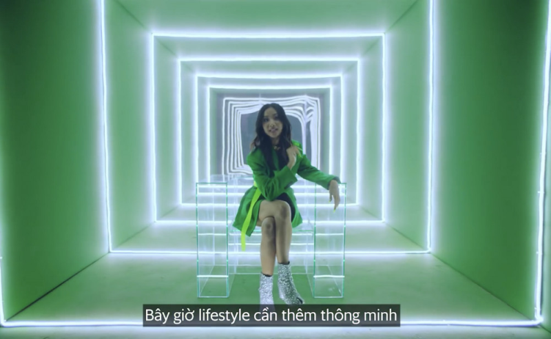 Suboi đọc rap cho một quảng cáo gần đây