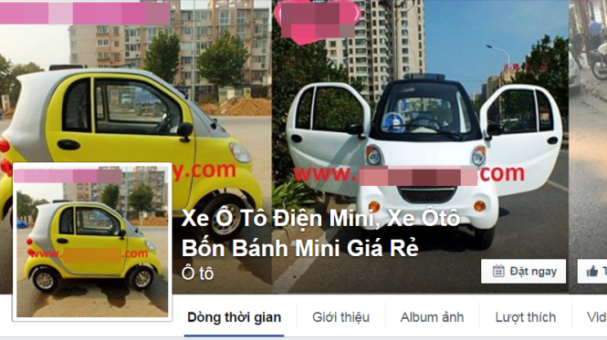 Đừng mua ôtô điện rao bán trên mạng 