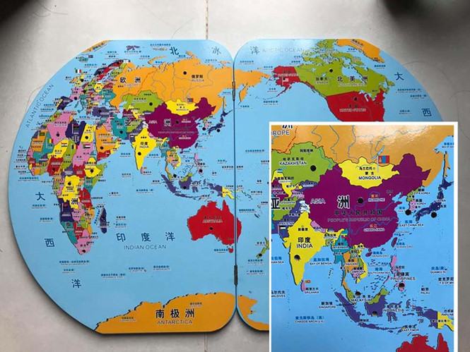 “Đường lưỡi bò” chễm chệ trên đồ chơi giáo dục