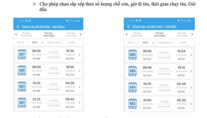 Việc mua vé tàu trực tuyến trên app điện thoại đơn giản hoá các thủ tục hơn rất nhiều /// Ảnh M.H