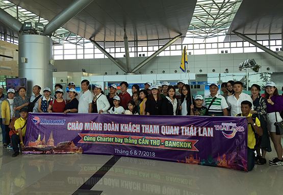 180 hành khách trên chuyến bay thẳng Cần Thơ-Bangkok 2018