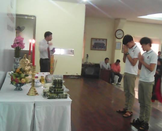 Giỗ tổ Hùng Vương tại trường THCS -THPT Duy Tân