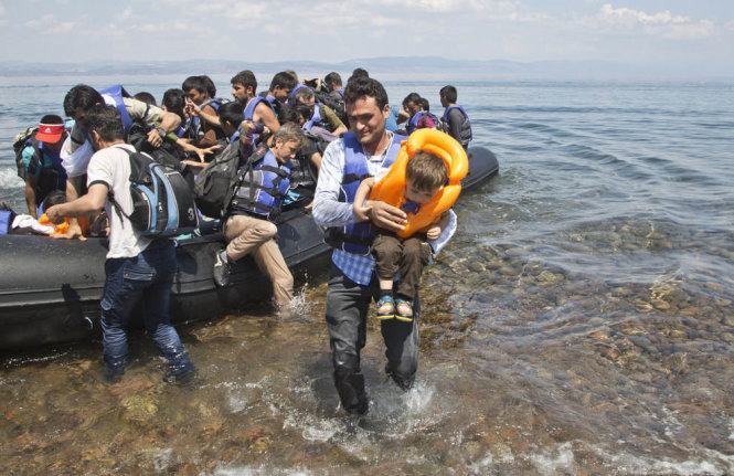 EU viện trợ khẩn cấp 209 triệu euro cho Hy Lạp trợ giúp người tị nạn