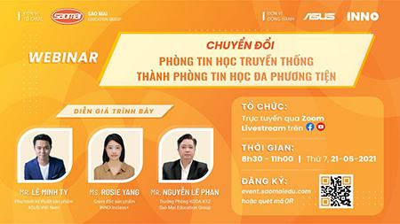 Chuyển đổi phòng tin học truyền thống thành phòng học đa phương tiện