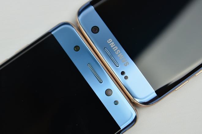 Galaxy S7 edge phiên bản Blue Coral giống Note 7