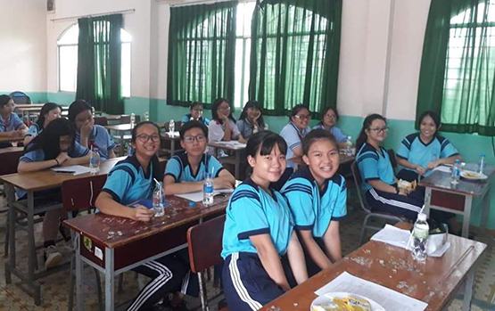 Nhà trường đồng hành cùng HS