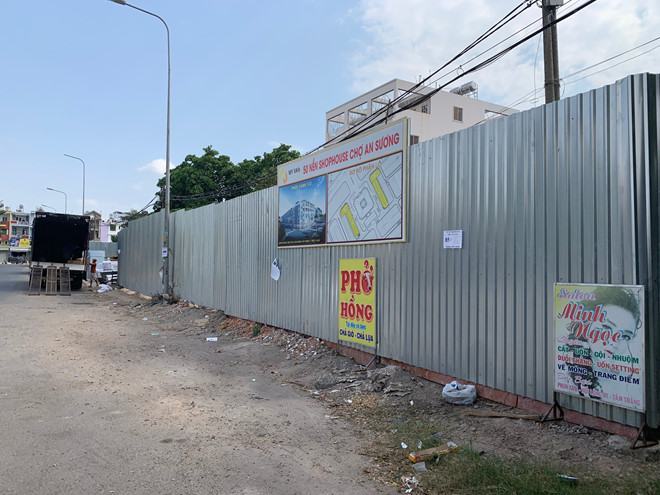 Khi dự án Shophouse An Sương mở bán đã đẩy giá đất khu vực này tăng gấp đôi /// Ảnh: Sơn Sơn