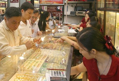 Giá vàng tăng lên 44,9 triệu đồng/lượng