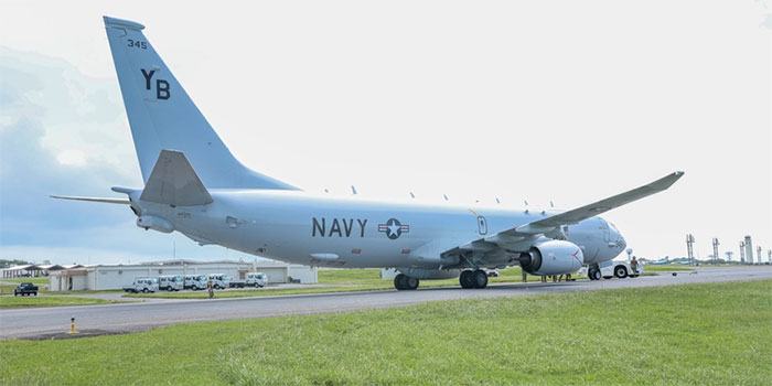 Một máy bay P-8 Poseidon của Hải quân Mỹ, được trang bị để phát hiện tàu ngầm