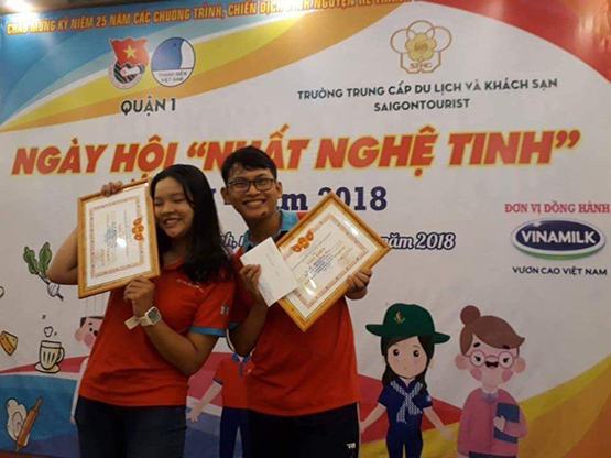 Học sinh trường Trưng Vương giành giải nhất cuộc thi Nhất Nghệ Tinh