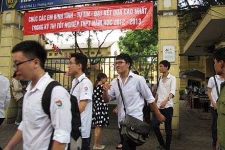 Gợi ý giải đề thi môn Toán – Kỳ thi tốt nghiệp THPT 2013